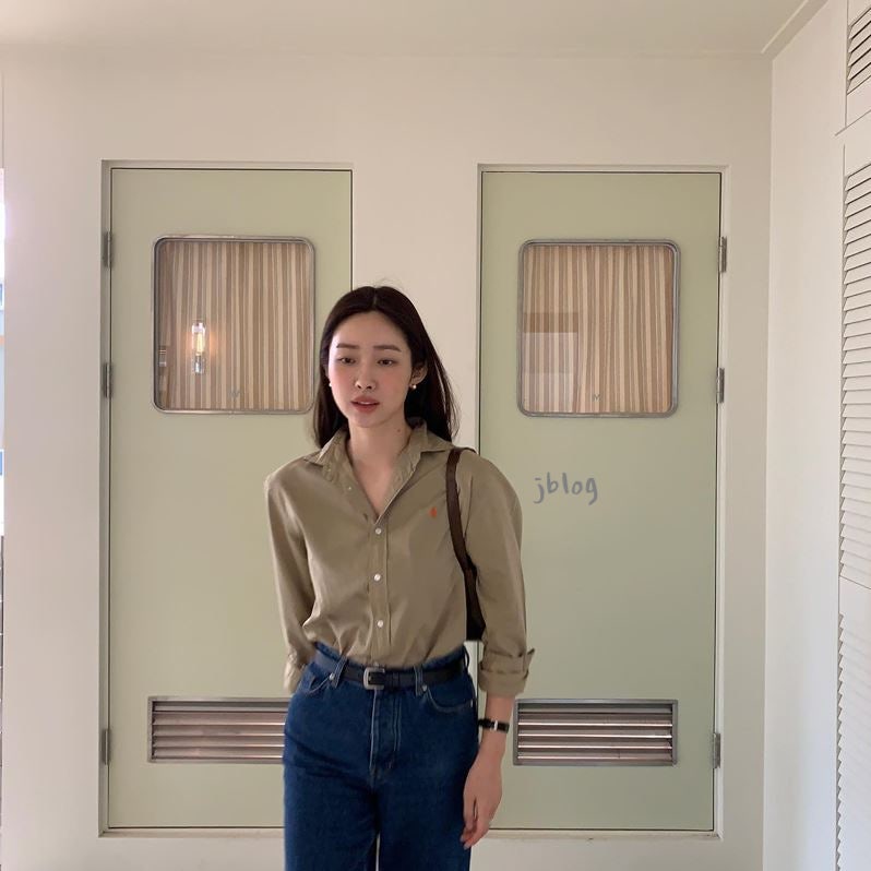 차정원 인스타 폴로 랄프로렌 셔츠 브라운 숄더백 패션 : 네이버 블로그 차정원 인스타 폴로 랄프로렌 셔츠 브라운 숄더백 패션 : 네이버 블로그