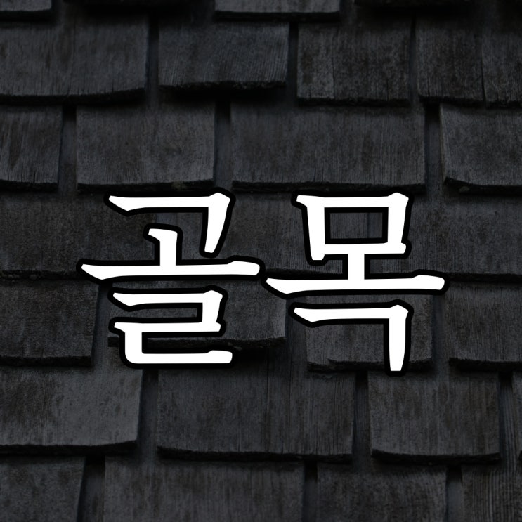  골목에서 있었던 일 / 실화 레전드 무서운 이야기