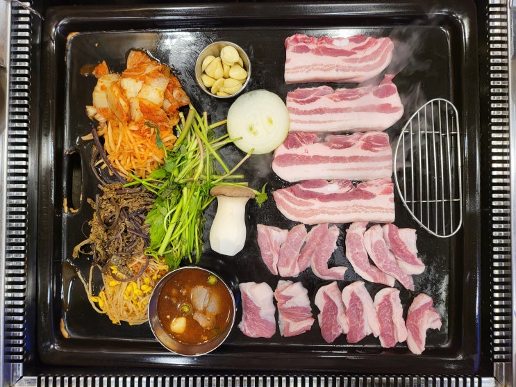  제주 애월맛집 외도그린포크정육식당 흑돼지 오겹살 한상 잘 먹고 왔습니다