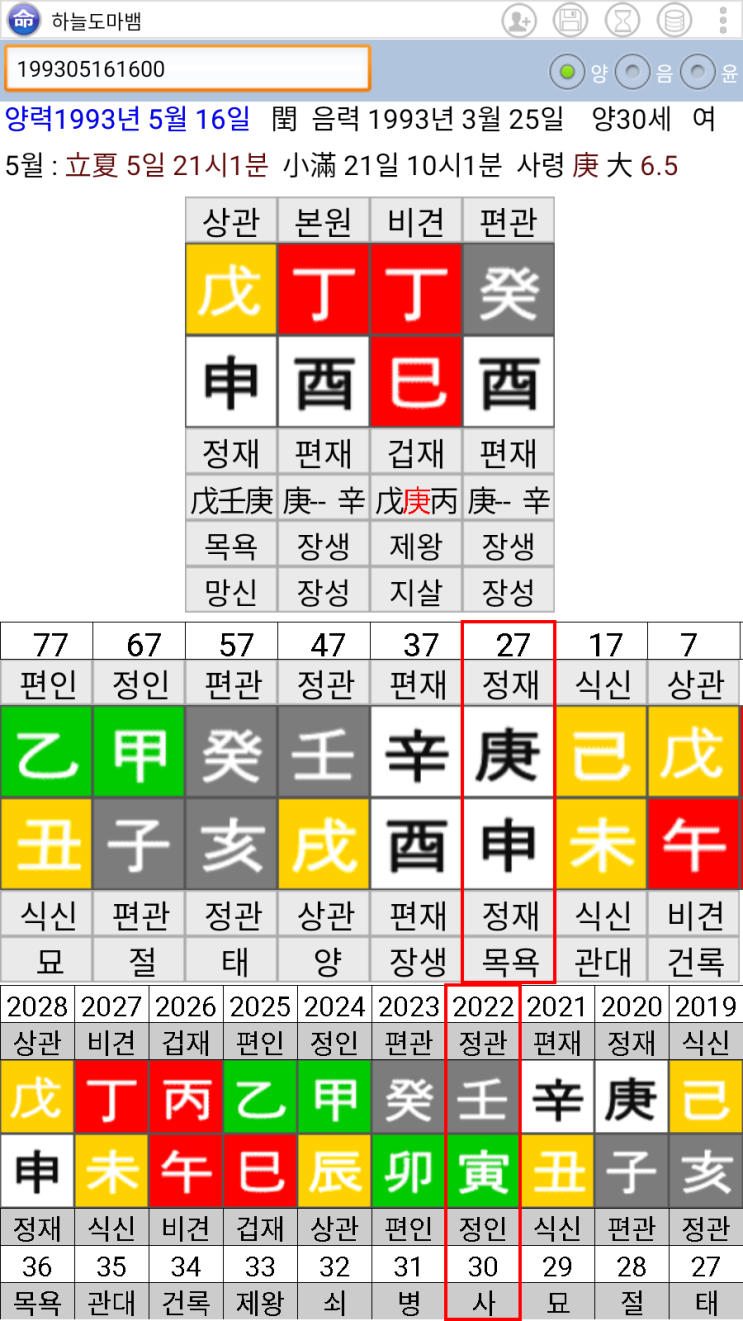  아이유 사주