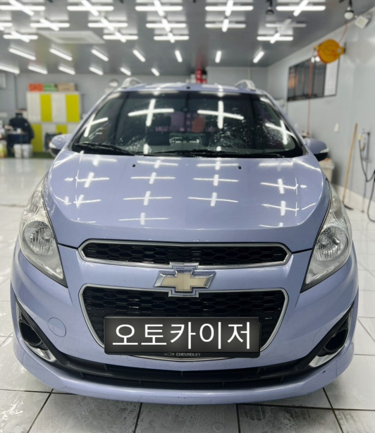  스파크 레이노 크로마7 썬팅 재시공 리뷰