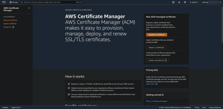  AWS Multi Region Strategy - (6) 정적 파일 CDN용 ACM 생성