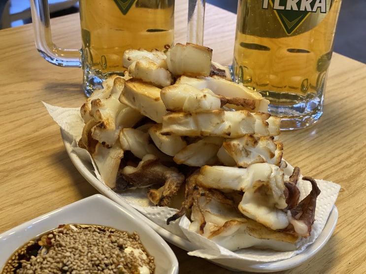 [서울 맛집] 탱글탱글한 반건조갑오징어와 맥주 한잔하기에 딱인 곳, 신당 옥경이네건생선