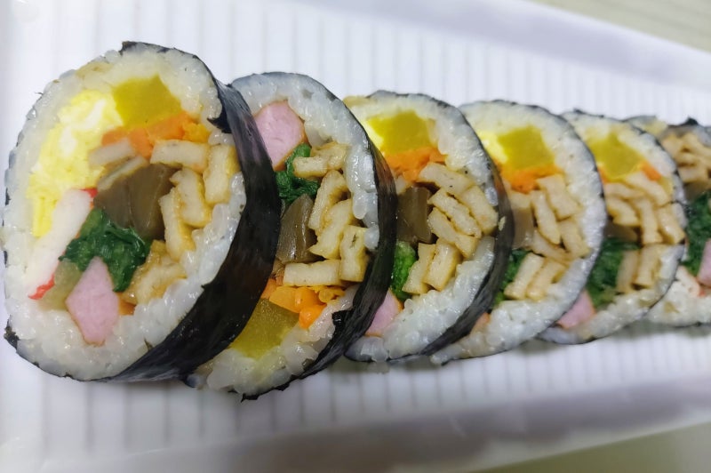 궁채 장아찌 김밥 만들기