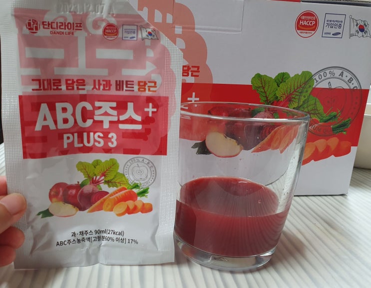  단디라이프 ABC쥬스 효능 가득 맛도 좋아