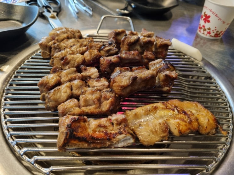  송파구 마천동 마천시장 맛집: 암사직화 쪽갈비