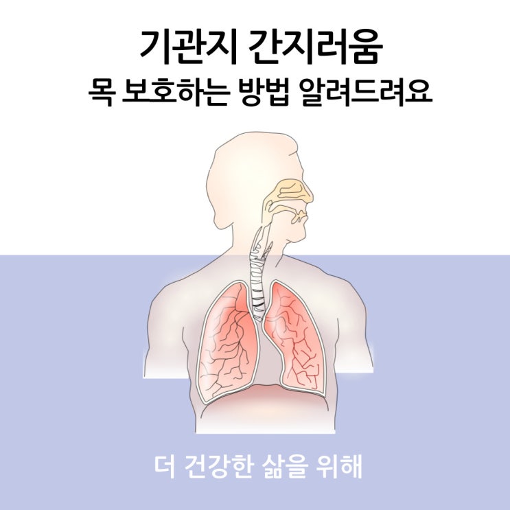 기관지 간지러움, 목 보호하는 방법 알려드려요