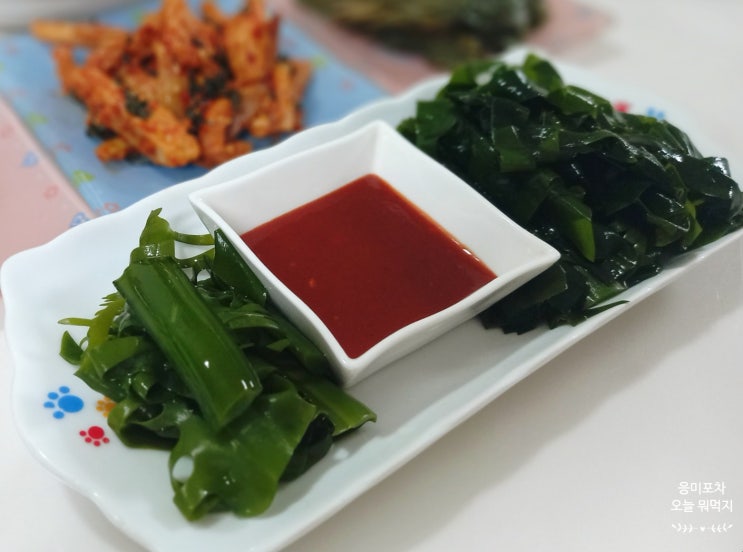  물미역 손질 부터 데치기 방법 바다내음 담긴 겨울제철반찬