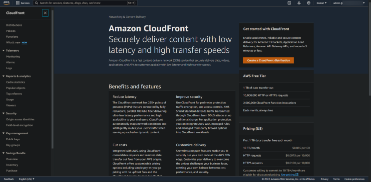  AWS Multi Region Strategy - (7) 정적 파일 CDN 생성