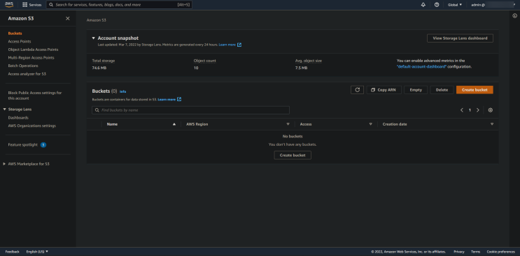  AWS Multi Region Strategy - (5) 정적 파일 저장 S3 생성