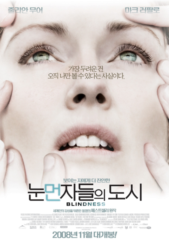  영화 눈먼 자들의 도시: 야만과 이성은 눈꺼풀 한 장 차이