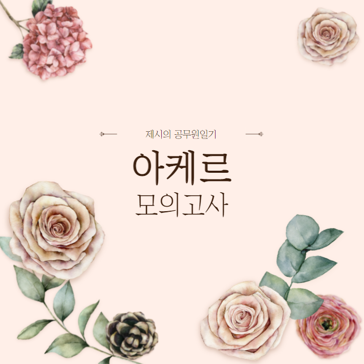  군무원 아케르 모의고사