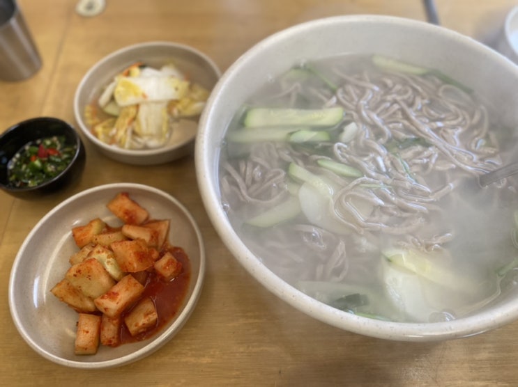  서촌 맛집 메밀부침이 맛있는 서촌 칼국수 메밀꽃필무렵