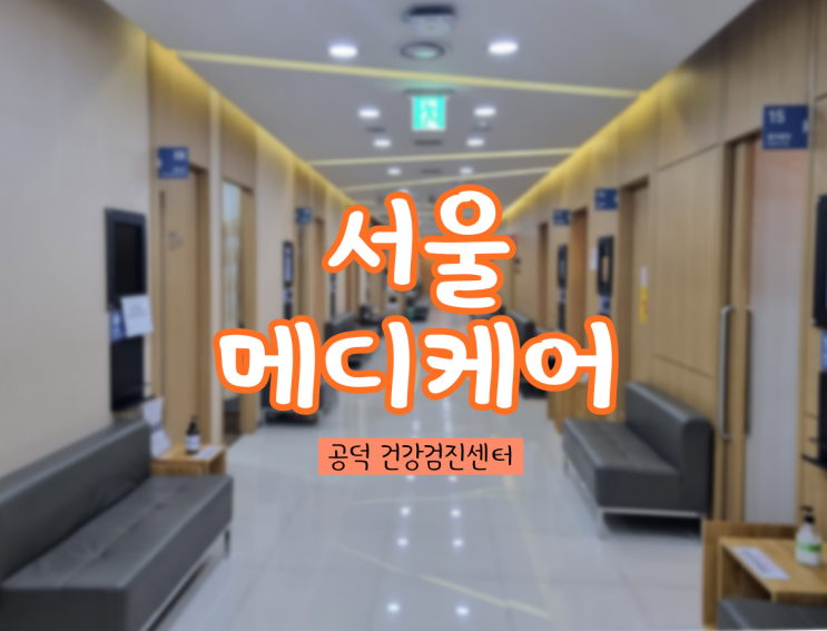 서울메디케어 건강검진 후기 : 친절한 공덕 건강검진센터