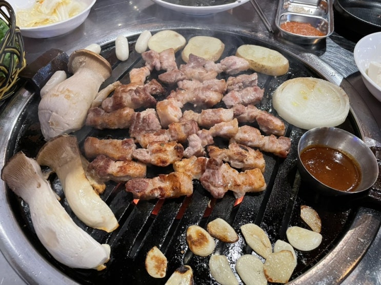  하남2지구맛집 명품연탄돈구이 삼겹살 찐맛집 찾았어요