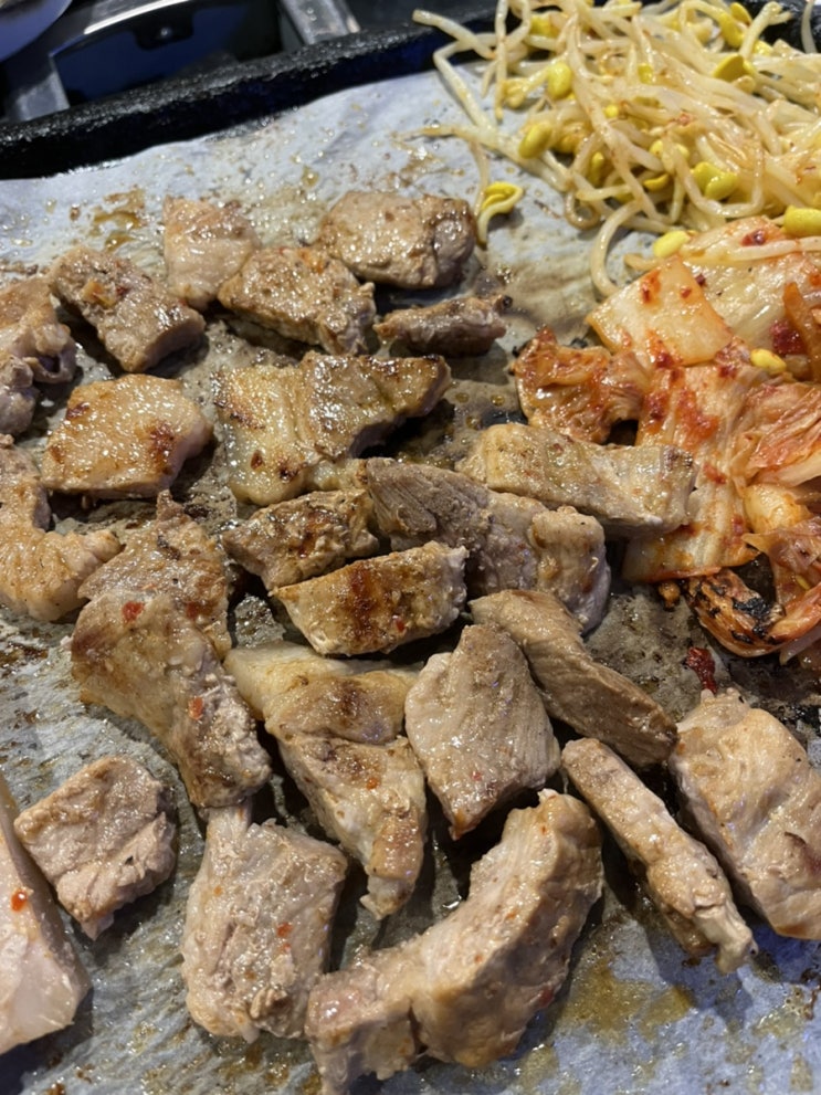 수원역 맛집 / 월매랑삼겹이랑 :: 둘이서 배터지게 먹고 22,100원