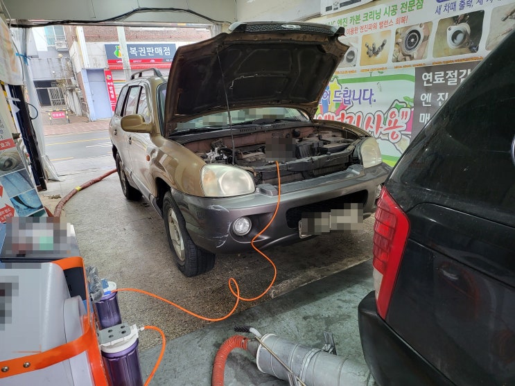  suv 중고차 LPG개조 후 엔진클리닝 하니 새차 끄는것 같아요