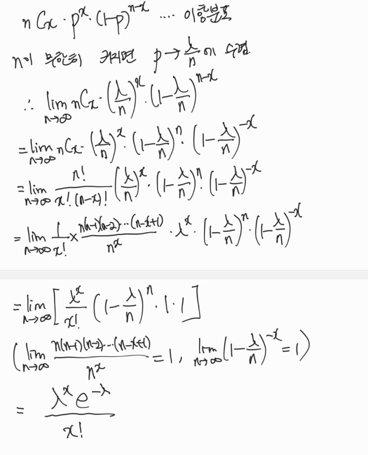  [통계학] 10. 여러 가지 확률분포 (4) : 푸아송분포