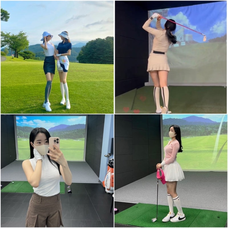 20대 30대 여성골프웨어 연예인