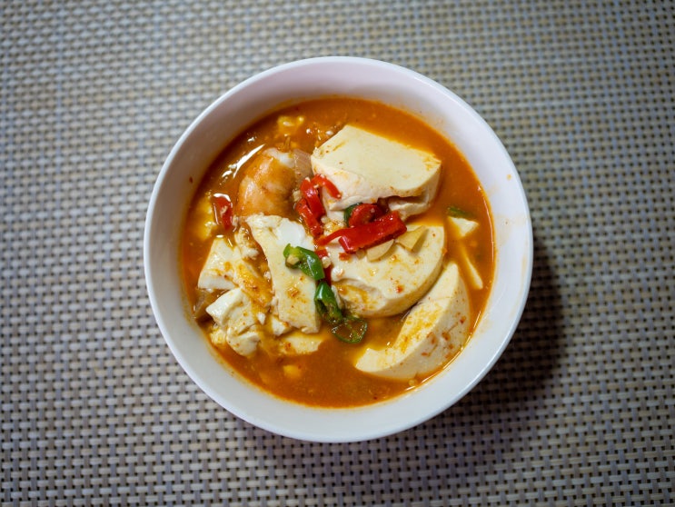  저염식 저당식 순두부찌게를 백종원식양념장으로 만들어봤어요/ 나를 위한 건강밥상 #일곱번째