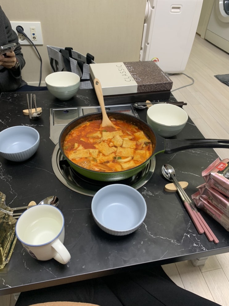  가정용 고깃집테이블 가스레인지 버너테이블 집들이선물 정말 편해요