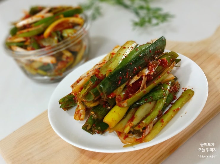  백종원 대파김치 담그는 법 익을수록 맛있어지는 대파요리