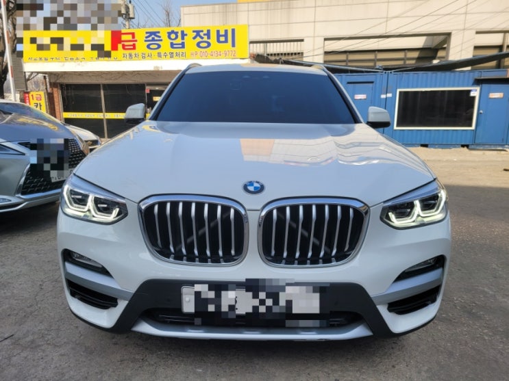  수입차 사고대차 e300 아파트 주차된차 접촉사고 안양 렌트카 bmw x3