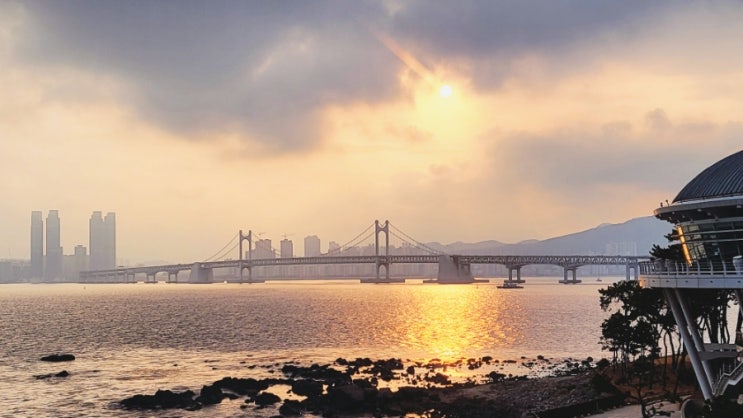  부산 동백섬 광안대교 일몰 & 해운대 LCT