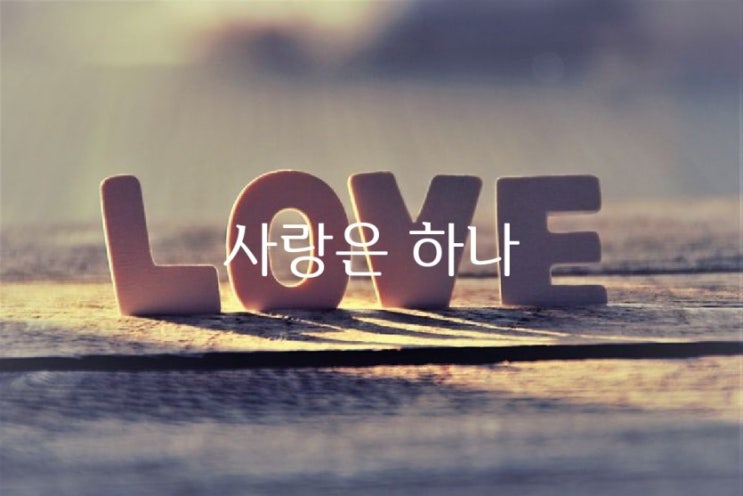  사랑은 하나 - 배혜경 -