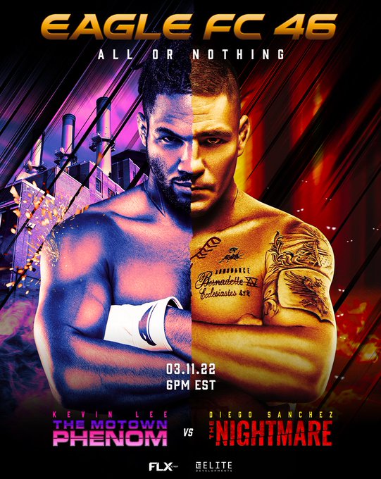 EFC 46: 케빈 리 vs 디에고 산체스 중계 안내(3월 12일 오전 8시) EFC 46: 케빈 리 vs 디에고 산체스 중계 안내(3월 12일 오전 8시)