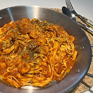 두부면 토마토 파스타 : 간단한 두부면 스파게티 만들기