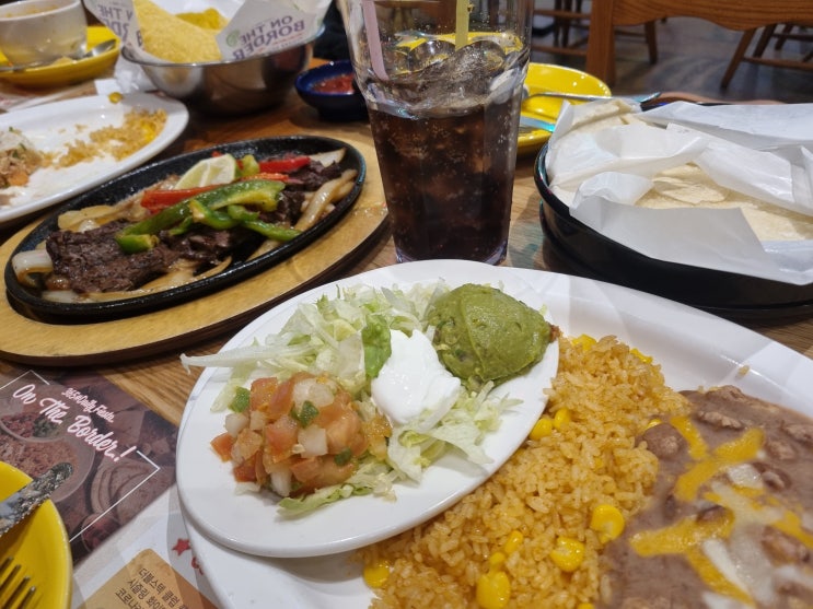  수원 롯데백화점 양식 맛집 멕시코 음식 온 더 보더(on the border) 예약 꿀팁
