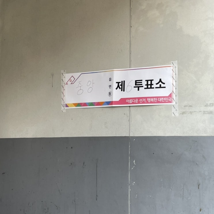  [일기] 선거날의 하루