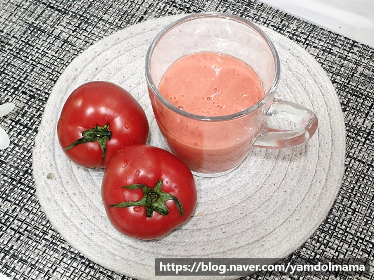  재하마트 부산대저토마토로 간편한 아침주스 만들기