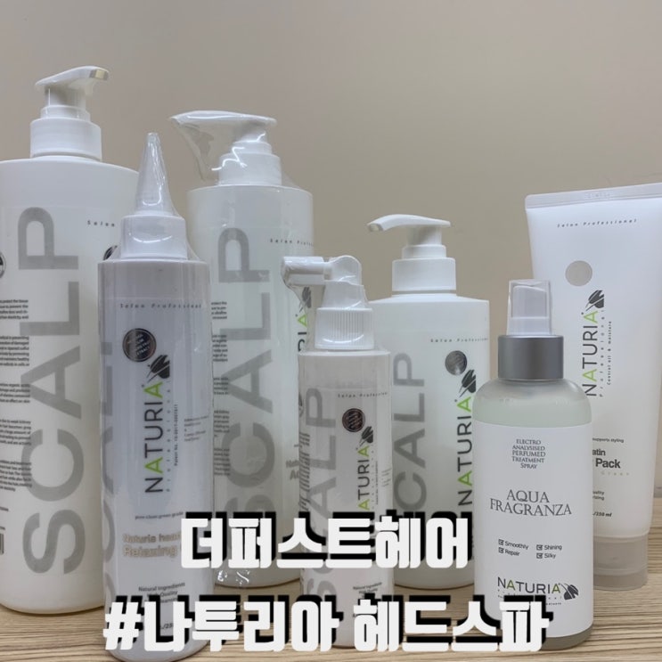  안암미용실 더퍼스트헤어 나투리아 헤드 스파