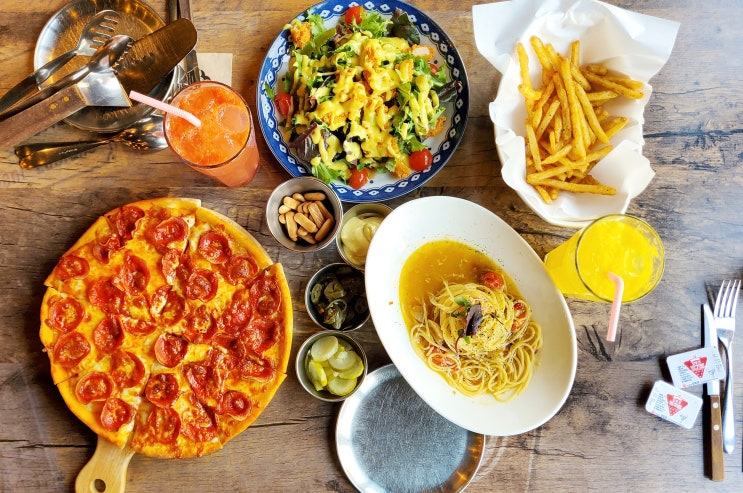  서현역 맛집 분당 피자 먹을 땐 리골레토시카고피자 서현점 점심 세트!