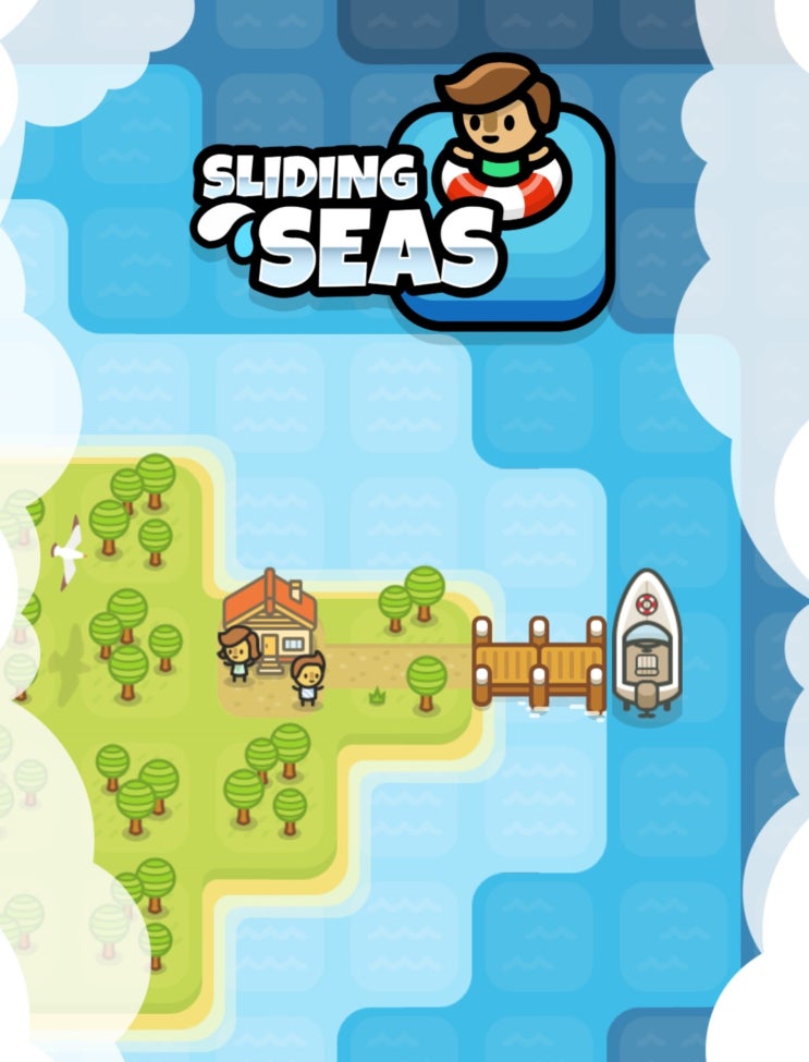 퍼즐 하면서 사람도 구하는 시장이 될 수 있다? 'Sliding Seas'