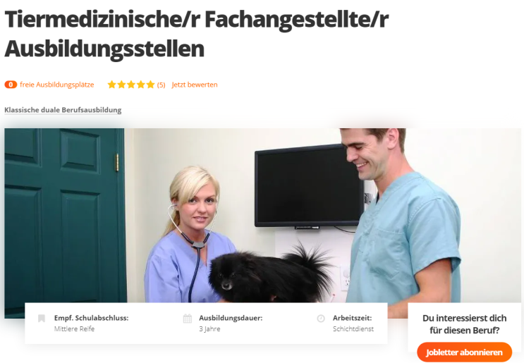 [아우스빌둥] 독일에서 동물간호사로 취업하기, 수의보조로 일하기!
