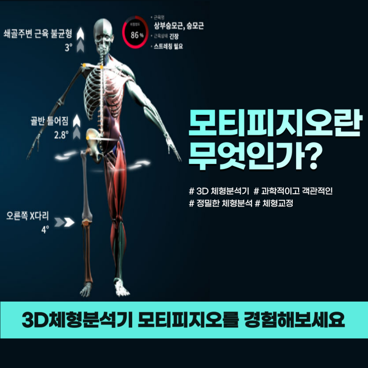  3D 체형분석기 모티피지오 도입!