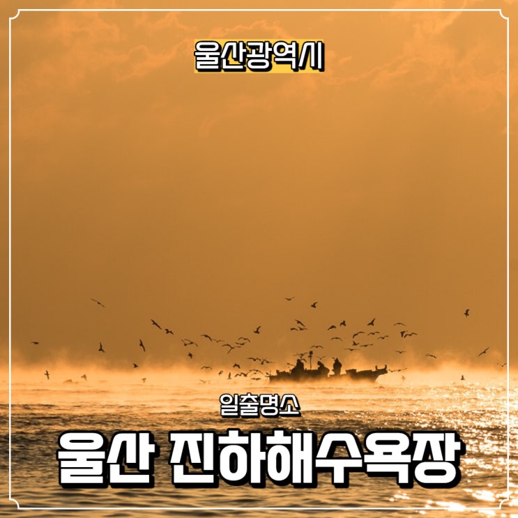  [울산광역시] 울산 가볼 만한 곳, 울산 일출 명소 진하해수욕장(강양항) 물안개