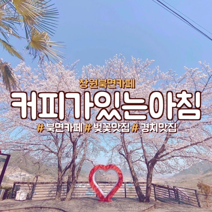  북면 브런치 카페, 벚꽃 맛집 카페<커피가 있는 아침>
