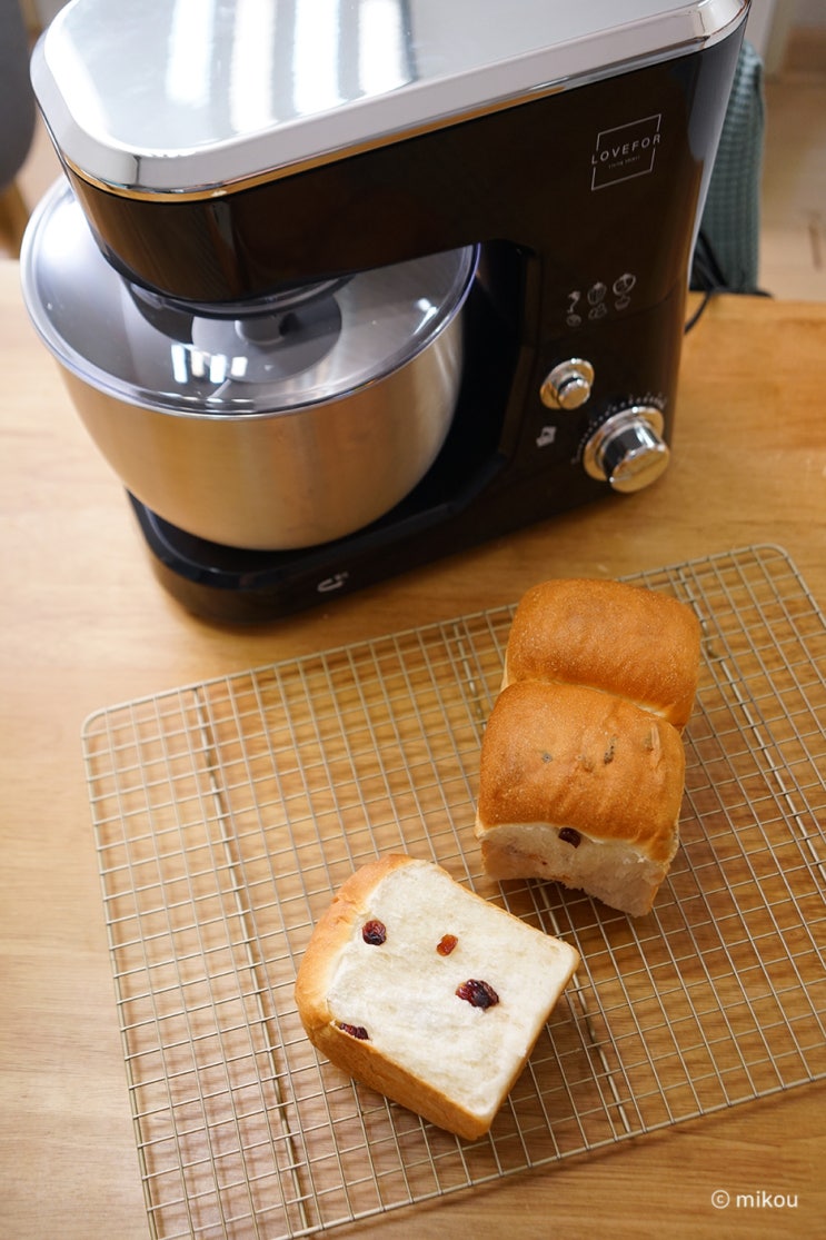 럽포 스탠드믹서 크랜베리 식빵 만들기 홈베이킹