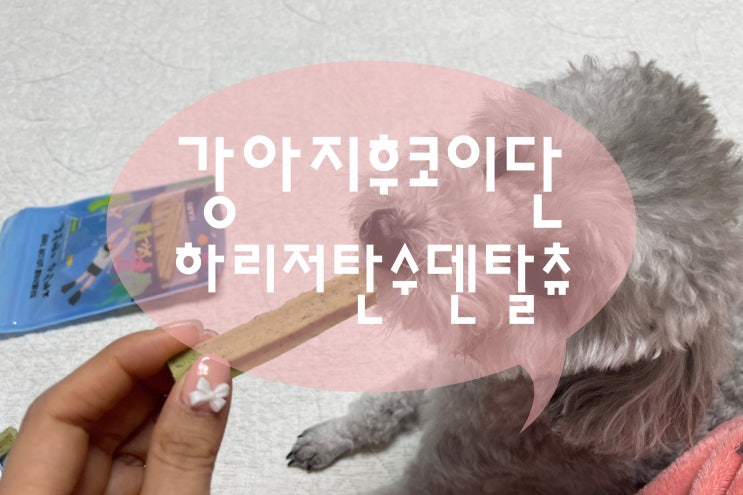  하리저탄수덴탈츄 컬리플라워로 만들어 조금 더 건강하게!