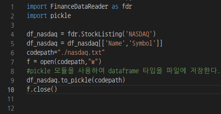  FinanceDataReader를 이용한 미국 증시 크롤링