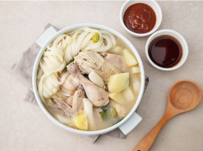  닭한마리 칼국수 밀키트로 전문점처럼 먹어보자~^