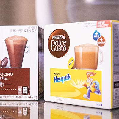 네스카페 캡슐 _ 초코치노 & 네스퀵 맛 차이 : 핫초코와 초코맛우유