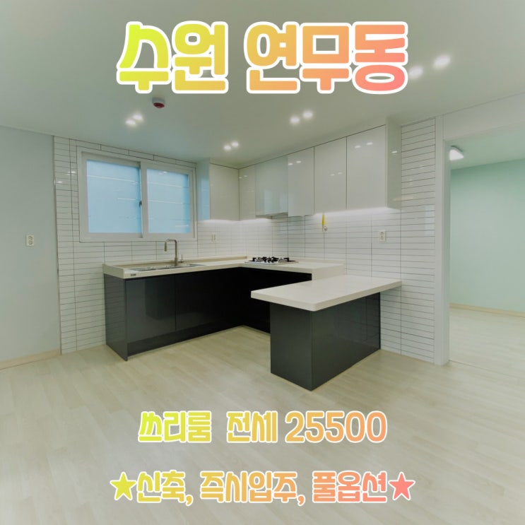  공간가치 #12/수원 연무동/신축 다세대/즉시 입주/깔끔한 구조/전세