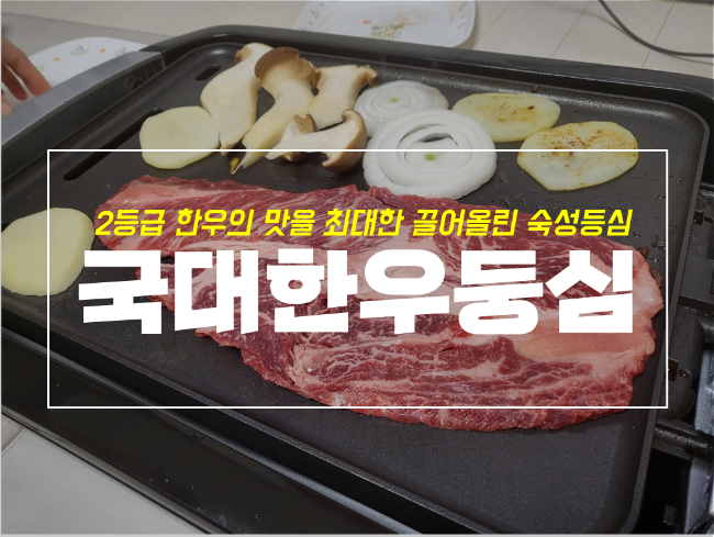  국내산 설향 국대한우 등심 500g 내돈내산 후기 with 필립르벨