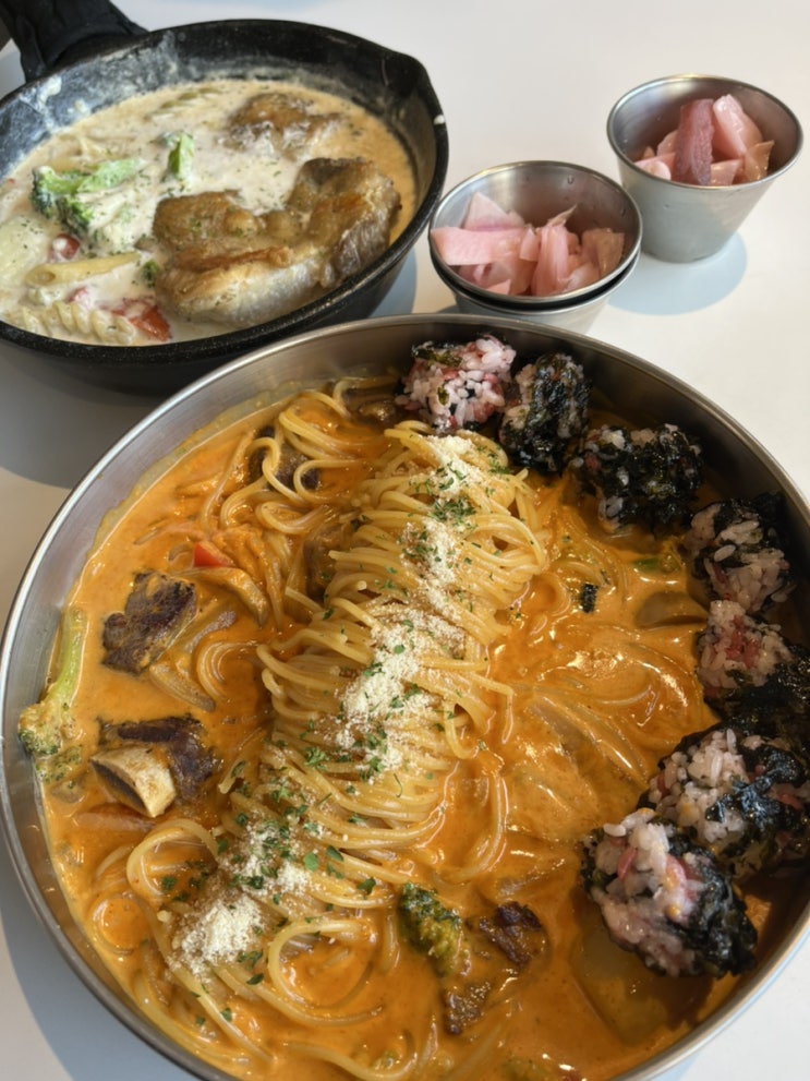  수원역 파스타집 / 바비레드 :: 내돈내산 솔직후기, 매운갈비파스타