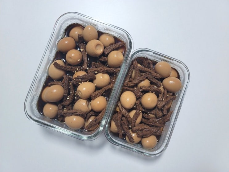  소고기 메추리알장조림 만들기 깐메추리알장조림 레시피 고기 부위